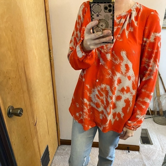 Anthropologie Yoana Baraschi Printed Loose Blouse - Picture 12 of 12